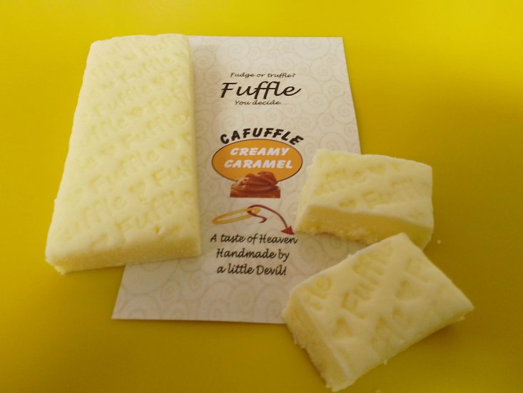 CaFuffle - creamy Caramel Fuffle Bar