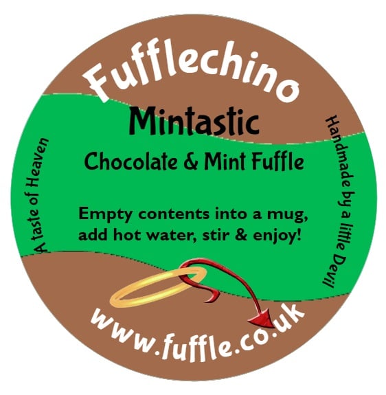 Mintastic! Fufflechino pod Hot Chocolate