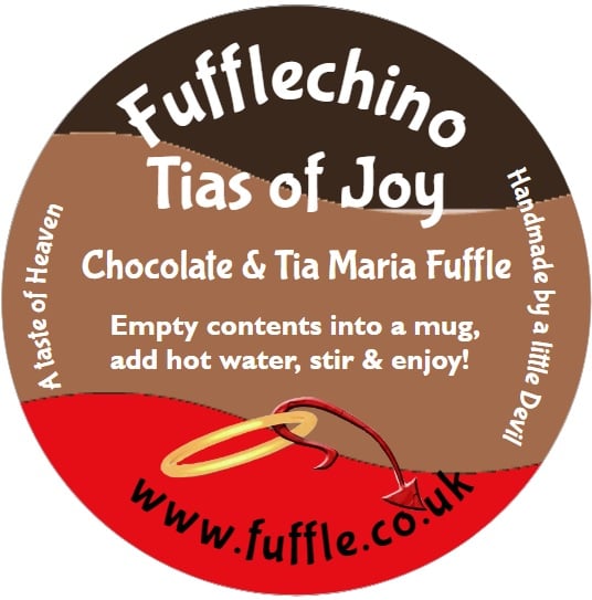 Tias of Joy Fufflechino pod Chocolate & Tia Maria Hot Chocolate