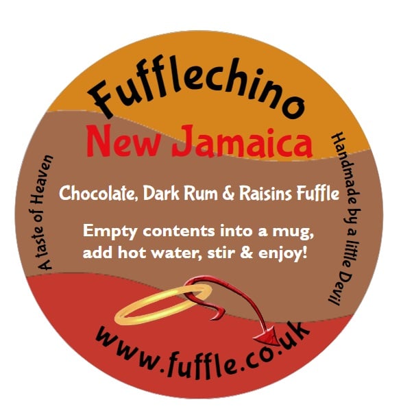 New Jamaica Fufflechino pod Chocolate, Rum n Raisin Hot Chocolate