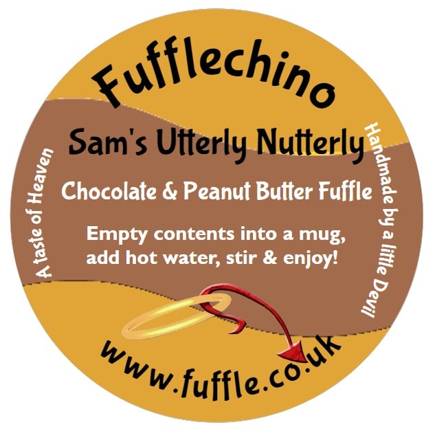 Sam's Utterly Nutterly Fufflechino pod - Chocolate and Peanut Butter